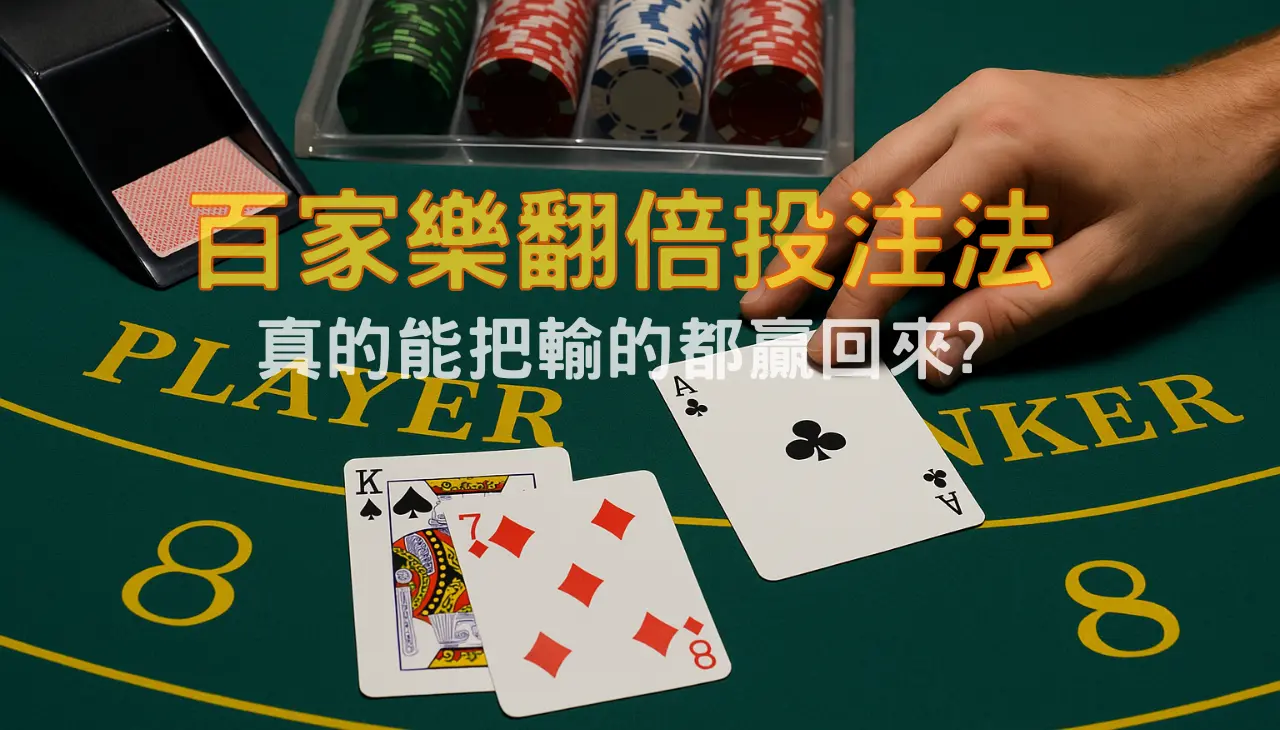 百家樂破解｜翻倍投注真的有用嗎?